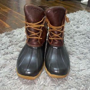 Sperry duck boots!